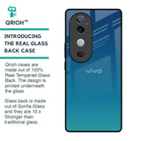 Celestial Blue Glass Case For Vivo V40 5G