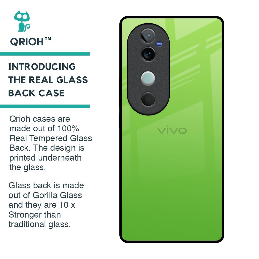 Paradise Green Glass Case For Vivo V40 5G