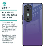 Indigo Pastel Glass Case For Vivo V40 5G