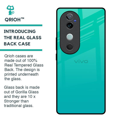 Cuba Blue Glass Case For Vivo V40 5G