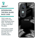 Zealand Fern Design Glass Case For Vivo V40 5G
