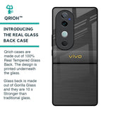 Grey Metallic Glass Case For Vivo V40 5G