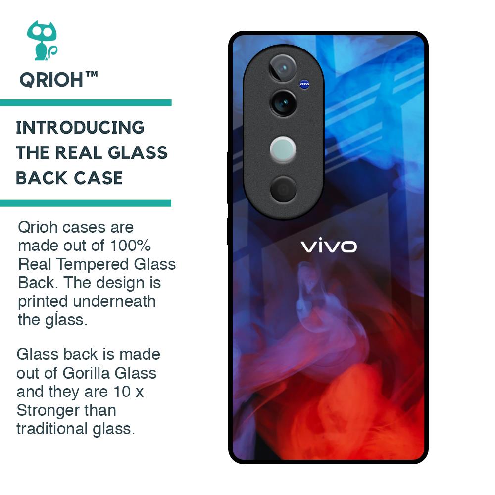 Dim Smoke Glass Case for Vivo V40 5G