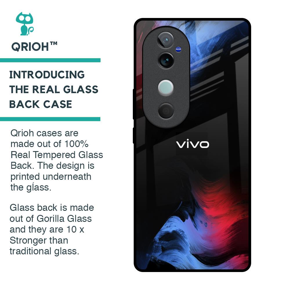Fine Art Wave Glass Case for Vivo V40 5G