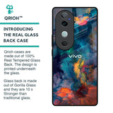 Colored Storm Glass Case for Vivo V40 5G