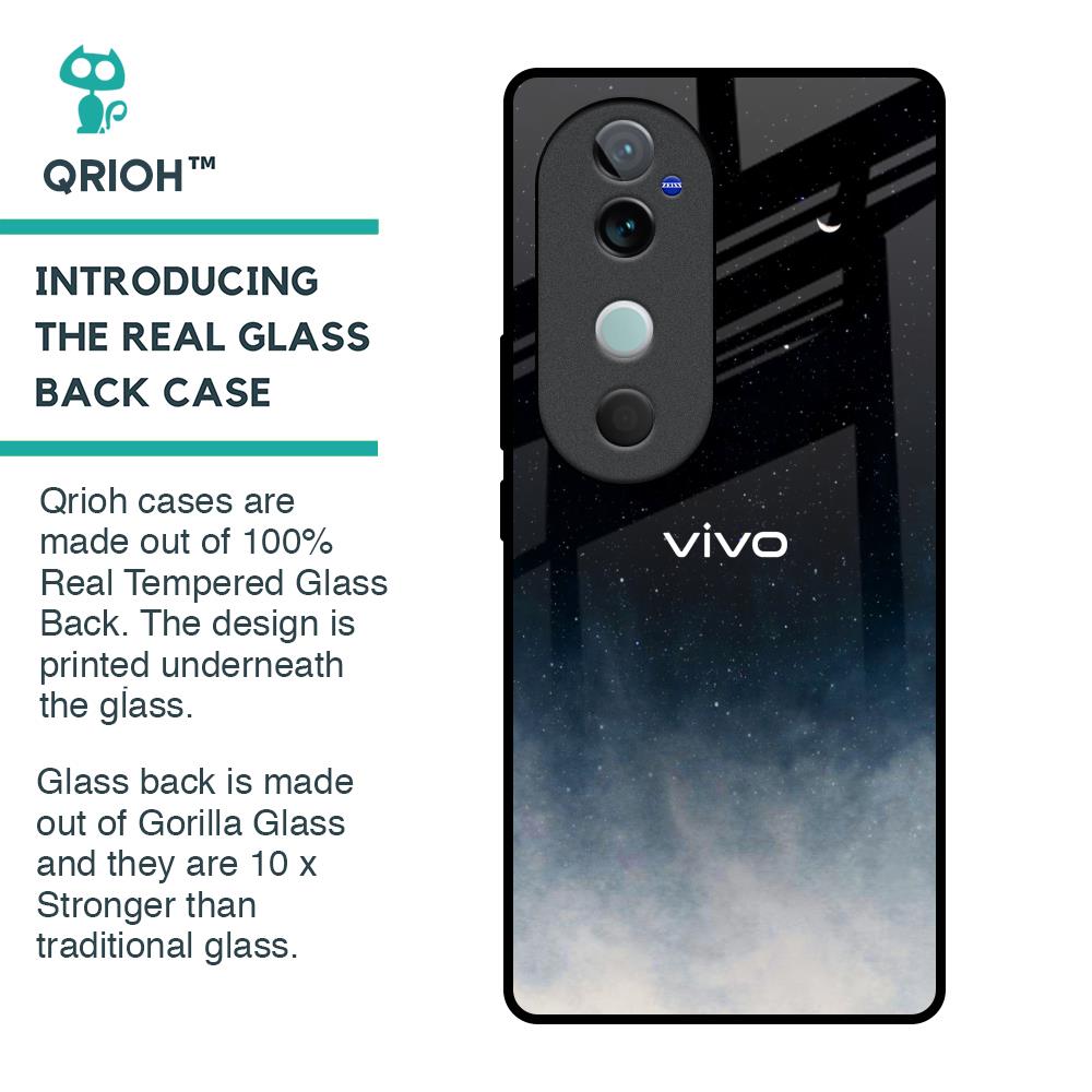 Aesthetic Sky Glass Case for Vivo V40 5G