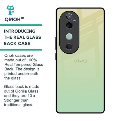 Mint Green Gradient Glass Case for Vivo V40 5G