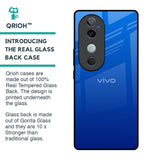 Egyptian Blue Glass Case for Vivo V40 5G