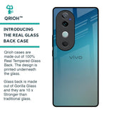 Sea Theme Gradient Glass Case for Vivo V40 5G