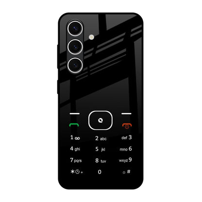 Classic Keypad Pattern Samsung Galaxy S24 FE 5G Glass Back Cover Online