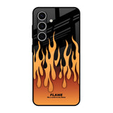 Fire Flame Samsung Galaxy S24 FE 5G Glass Back Cover Online