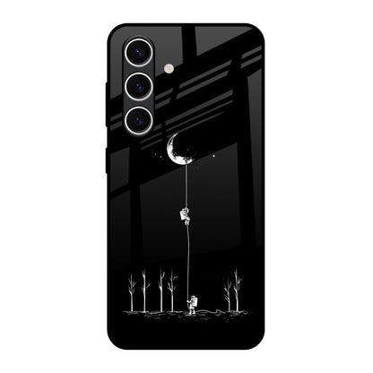 Catch the Moon Samsung Galaxy S24 FE 5G Glass Back Cover Online