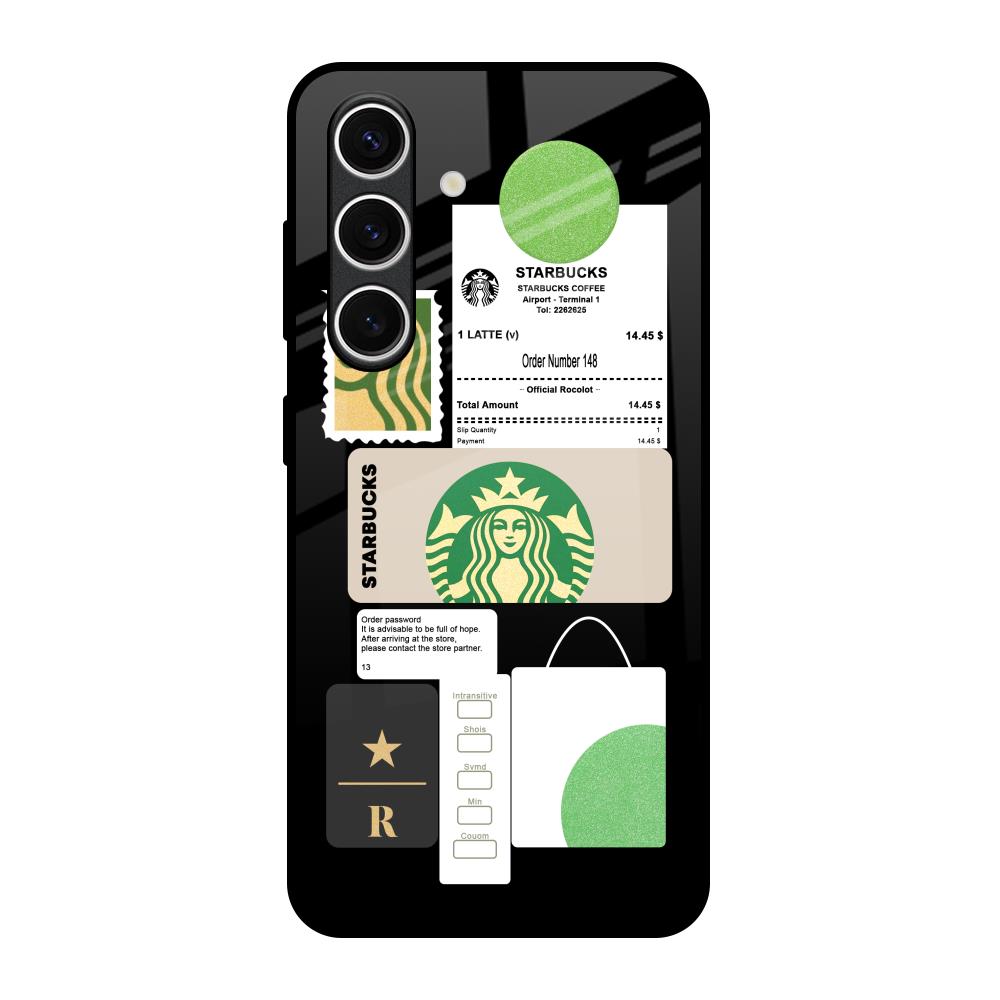 Coffee Latte Samsung Galaxy S24 FE 5G Glass Back Cover Online