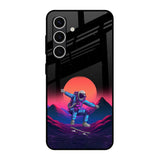 Retro Astronaut Samsung Galaxy S24 FE 5G Glass Back Cover Online