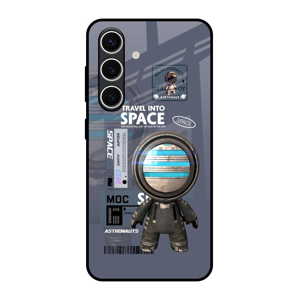 Space Travel Samsung Galaxy S24 FE 5G Glass Back Cover Online
