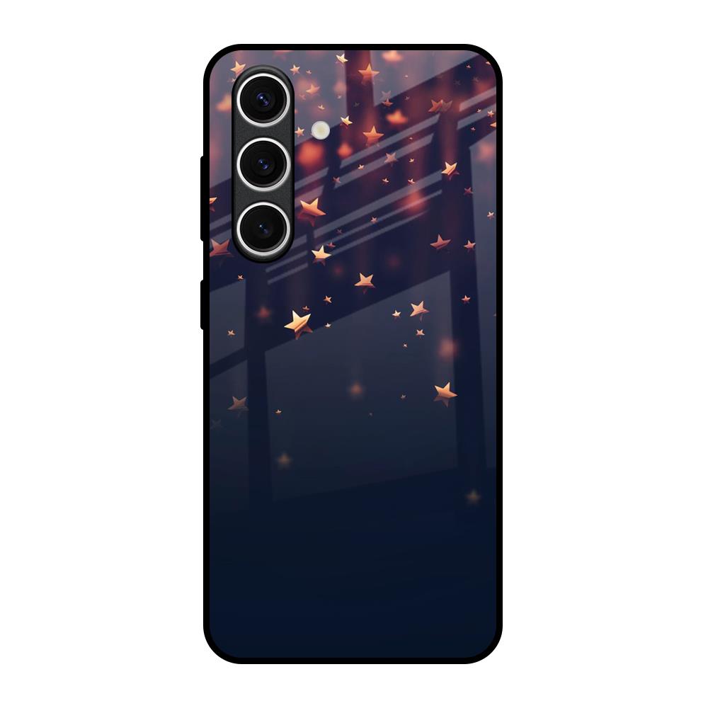 Falling Stars Samsung Galaxy S24 FE 5G Glass Back Cover Online