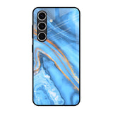 Vibrant Blue Marble Samsung Galaxy S24 FE 5G Glass Back Cover Online