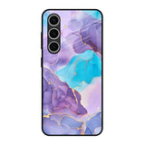 Alcohol ink Marble Samsung Galaxy S24 FE 5G Glass Back Cover Online