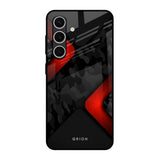 Modern Camo Abstract Samsung Galaxy S24 FE 5G Glass Back Cover Online