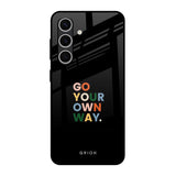 Go Your Own Way Samsung Galaxy S24 FE 5G Glass Back Cover Online