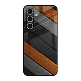 Tri Color Wood Samsung Galaxy S24 FE 5G Glass Back Cover Online