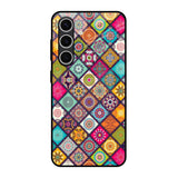 Multicolor Mandala Samsung Galaxy S24 FE 5G Glass Back Cover Online