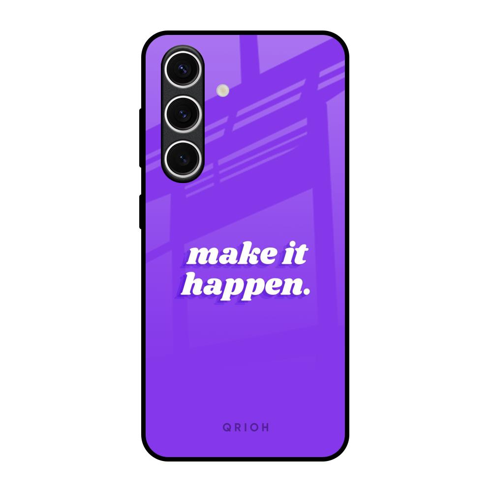 Make it Happen Samsung Galaxy S24 FE 5G Glass Back Cover Online