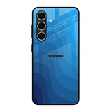 Blue Wave Abstract Samsung Galaxy S24 FE 5G Glass Back Cover Online