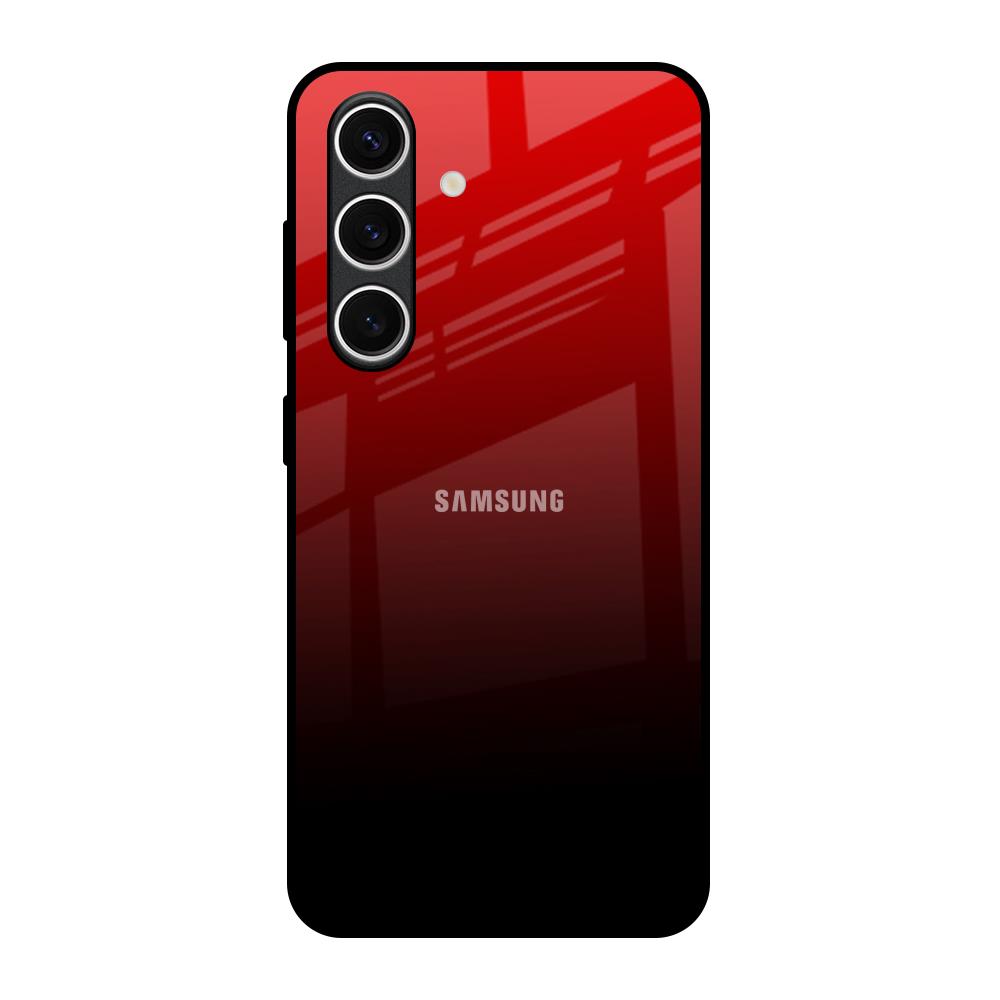 Maroon Faded Samsung Galaxy S24 FE 5G Glass Back Cover Online