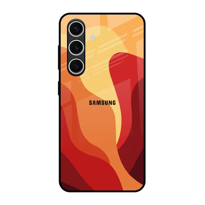 Magma Color Pattern Samsung Galaxy S24 FE 5G Glass Back Cover Online