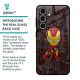 Angry Baby Super Hero Glass Case for Samsung Galaxy S24 FE 5G