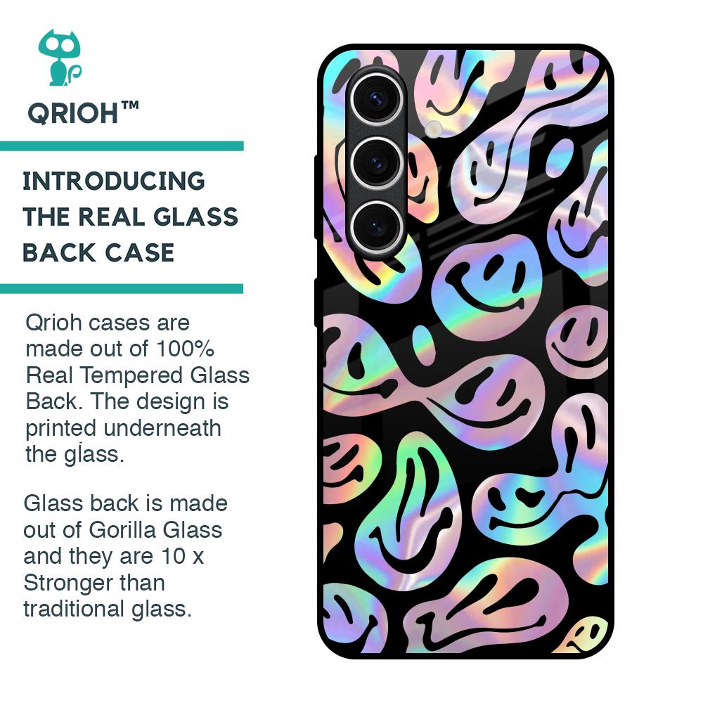 Acid Smile Glass Case for Samsung Galaxy S24 FE 5G