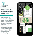 Coffee Latte Glass Case for Samsung Galaxy S24 FE 5G