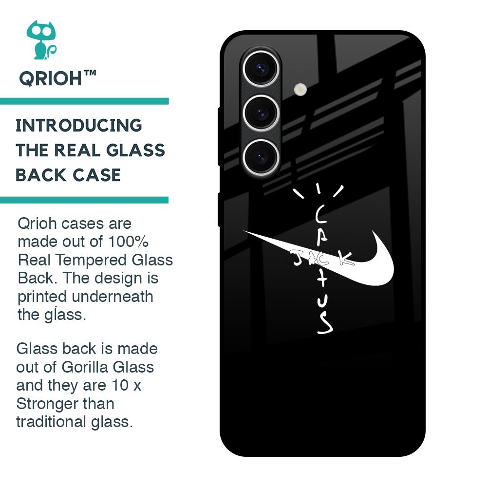 Jack Cactus Glass Case for Samsung Galaxy S24 FE 5G