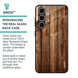 Timber Printed Glass Case for Samsung Galaxy S24 FE 5G