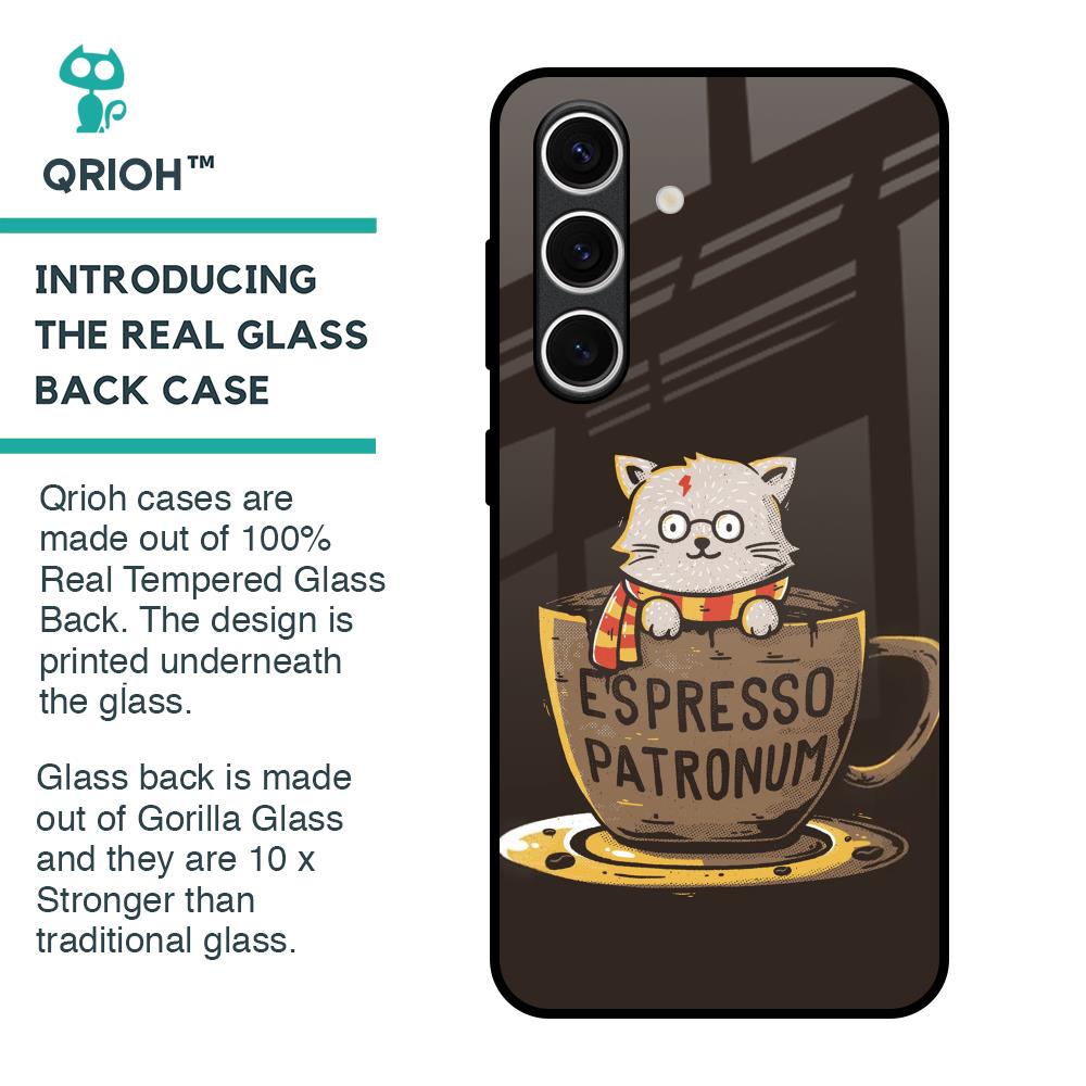 Tea With Kitty Glass Case For Samsung Galaxy S24 FE 5G