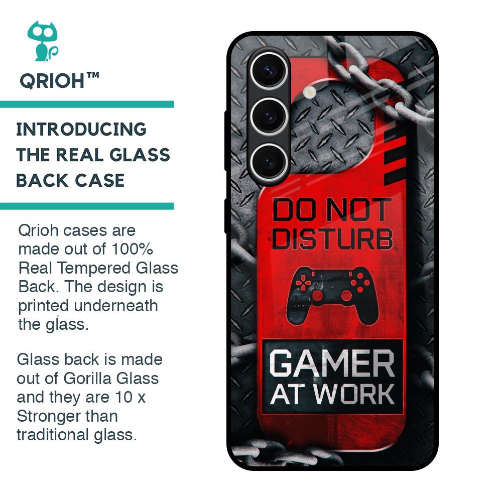 Do No Disturb Glass Case For Samsung Galaxy S24 FE 5G