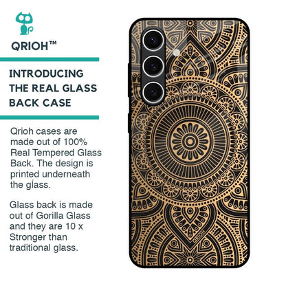 Luxury Mandala Glass Case for Samsung Galaxy S24 FE 5G