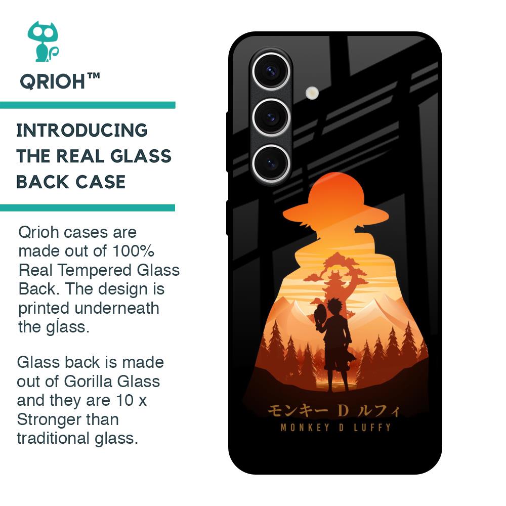 Luffy One Piece Glass Case for Samsung Galaxy S24 FE 5G