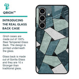 Abstact Tiles Glass Case for Samsung Galaxy S24 FE 5G
