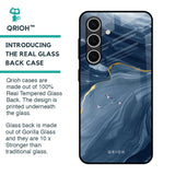 Deep Ocean Marble Glass Case for Samsung Galaxy S24 FE 5G