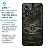 Army Warrior Glass Case for Samsung Galaxy S24 FE 5G