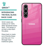 Pink Ribbon Caddy Glass Case for Samsung Galaxy S24 FE 5G