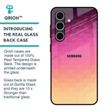 Geometric Pink Diamond Glass Case for Samsung Galaxy S24 FE 5G