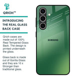 Green Grunge Texture Glass Case for Samsung Galaxy S24 FE 5G