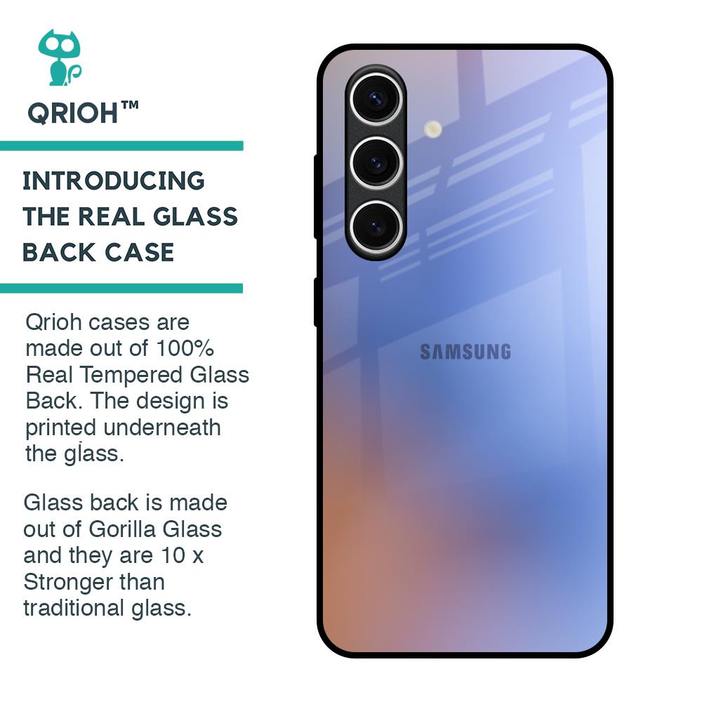 Blue Aura Glass Case for Samsung Galaxy S24 FE 5G