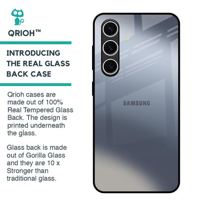 Space Grey Gradient Glass Case for Samsung Galaxy S24 FE 5G
