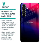 Blue Ombre Glass Case for Samsung Galaxy S24 FE 5G