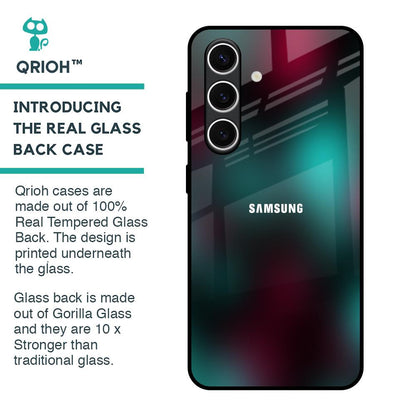 Dark Gradiant Glass Case for Samsung Galaxy S24 FE 5G