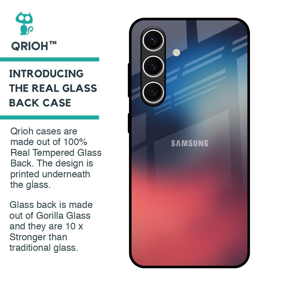 Cosmic Fusion Glass Case for Samsung Galaxy S24 FE 5G